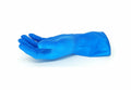 Latex Flock Lined 300mm Blue Grip Glove - 1 Pair image 0