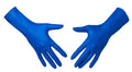 berg Nitrile Ambidextrous Grip Disposable Glove, Blue, Medium, 100 gloves a box image 0