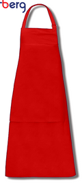berg Double Patch Flexible PVC Apron, c/w Ties + Snaplocks, 4 Colours image 0